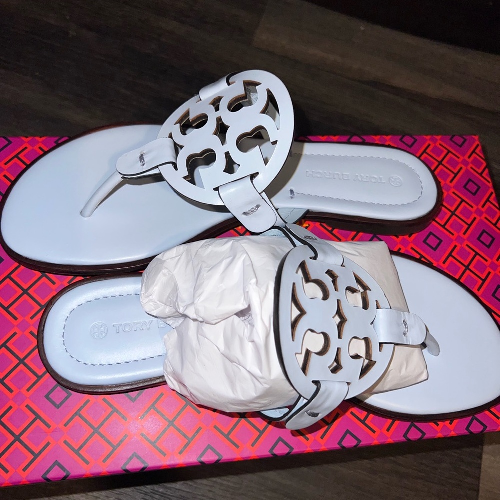 Tory Burch White Sandals